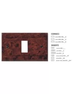 Master 60cml42 cornice metallica radica opaca