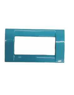 Vimar 16734.06 Idea Classic Platte 4 Module Türkis