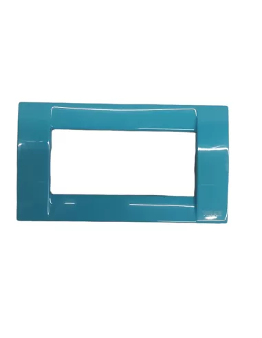 Vimar 16734.06 Idea Classic Plaque 4 Modules Turquoise
