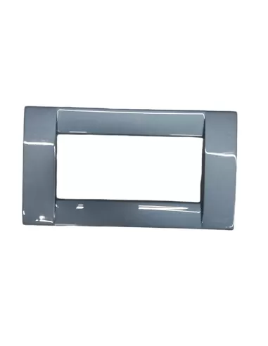 Vimar 16734.26 Placa Idea Classic 4 Módulos Avio Metal