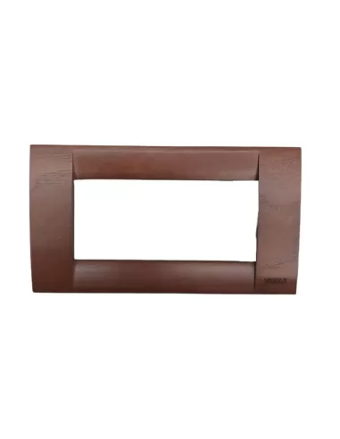 Vimar 16734.55 Plaque Classique 4 Modules Noyer