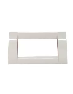 Vimar 16744.02 Placa Idea Classic 4 Módulos Granito Blanco