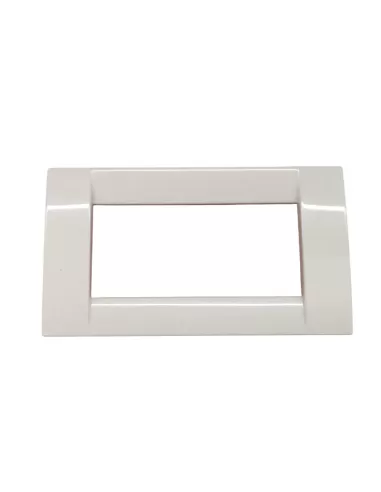 Vimar 16744.02 Idea Classic Plate 4 Modules White Granite