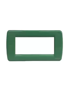 Vimar 16754.08 Idea Round Plate 4 Modules Sage Green