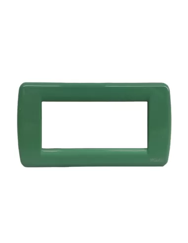 Vimar 16754.08 Idea Round Plate 4 Modules Sage Green
