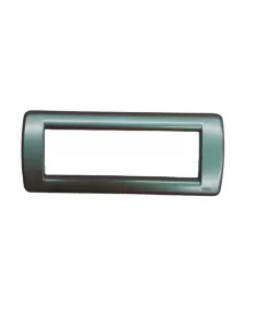 Vimar 16756.29 Idea Placa Redonda 6 Módulos Petrol Mica