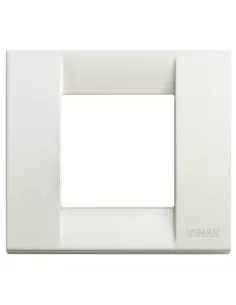 Vimar Idea 17092.10 Placa Clásica 1/2 Módulos Marfil