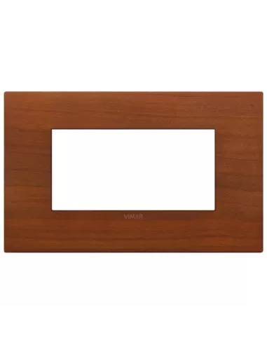 Vimar 19654.42 Plaque classique à 4 modules, cerisier, série Arke'