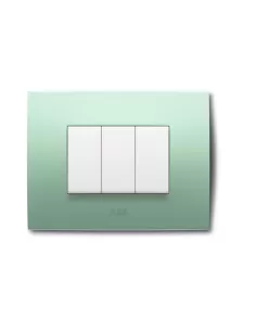 Assiette Abb Chiaro série 4 modules vert pastel 2csk0413ch