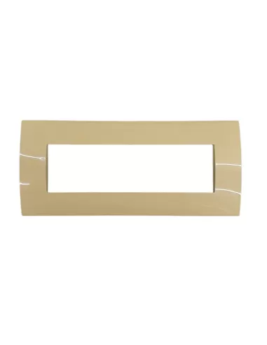 Abb 2csk0711ch clear series 7-module plate pastel yellow