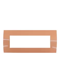 Abb 2csk0712ch clear series plate 7 modules pastel orange