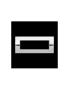 Abb 2csy0706qlz square metal plate polished chrome 7 modules