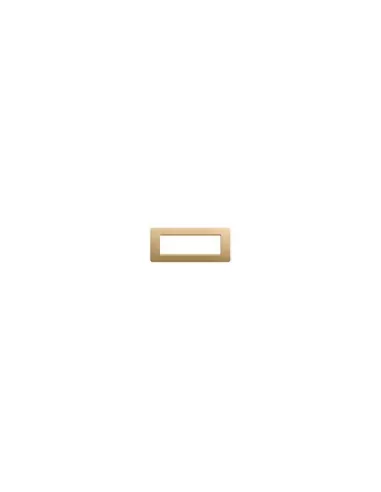 Bticino matix 6-place plate//gold modules am4806lgl matix plates