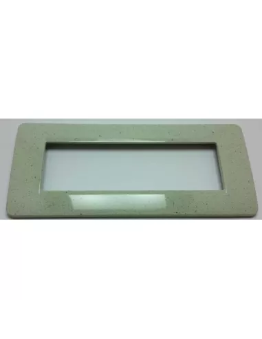 Plaque Bticino Matix 6 emplacements // Modules Aquamarine AM4806LSQ Plaques Matix