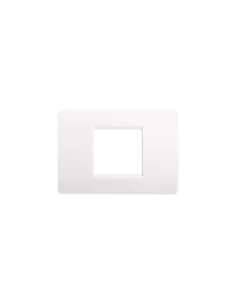 Bticino matix placa de 2 plazas/módulos centrados blanco am4819bn