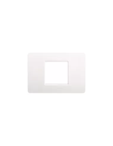 Bticino matix 2-seater plate//centered modules white am4819bn