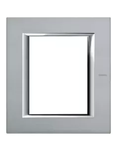 Bticino axolute - placa 3 3p mercurio ha4826az