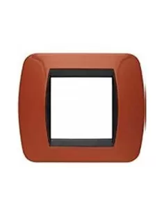 Bticino l4802tr living international assiette 2 places en terre cuite