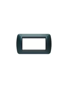 Bticino l4804bt Living International Metallic Blue 4-Sitzer-Plakette