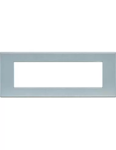 Assiette légère Bticino 7 places bleu perle n4807an