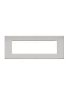 Bticino n4807lb bticino light 7 places plaque blanc n4807lb