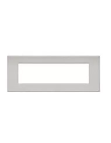 Bticino n4807lb bticino light placa 7 plazas blanco n4807lb