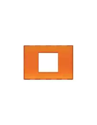 Bticino light 2-seater orange plate n4819aj
