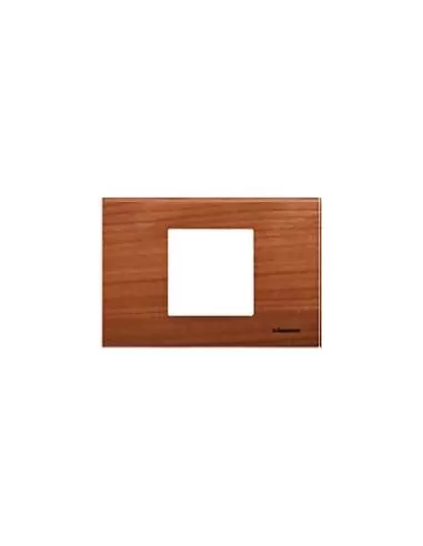 Bticino Light 2-Sitzer-Plakette aus Kirschholz n4819lca