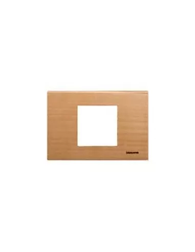 Bticino Light 2-Sitzer-Plakette aus Eschenholz n4819lfr