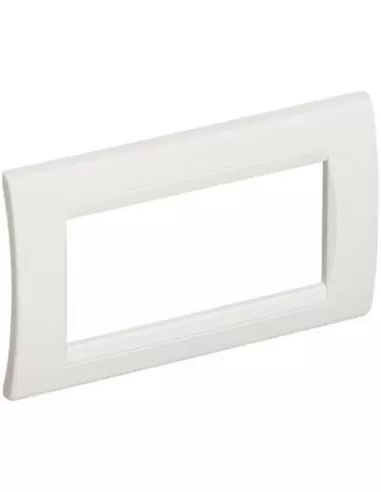 Bticino w11120 interlink - placca curva 4p resina light