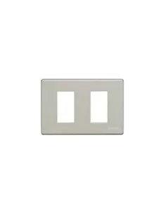 Bticino plato de resina de 2 plazas 503//2a//r magic