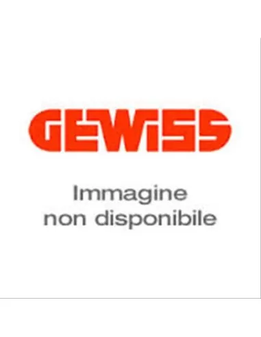 Gewiss basic 4-seater white plate gw22003 system