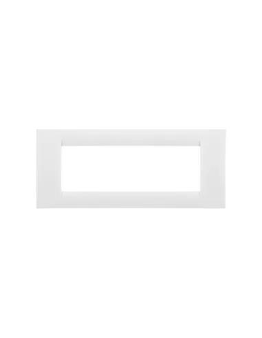 Gewiss 6 places nuage plaque blanche système gw22106