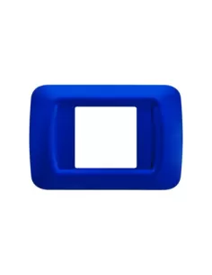 Gewiss placca 2 posti blu jazz top  gw22572 system