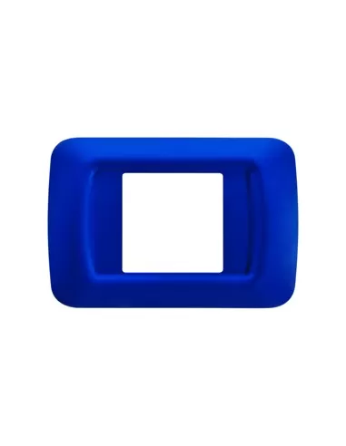 Système Gewiss 2 places, table basse bleue jazz, référence gw22572