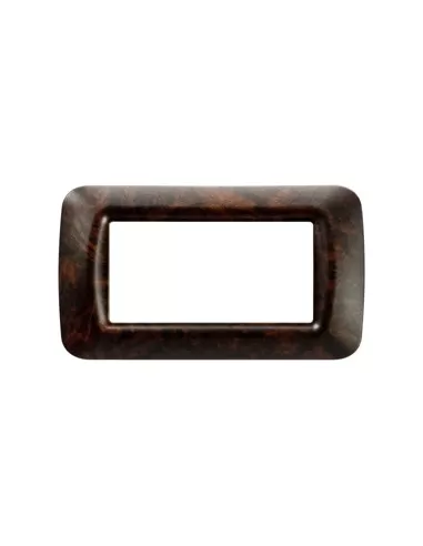 Gewiss placa de 4 plazas tapa de brezo inglés sistema gw22674