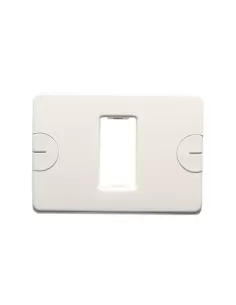 Gewiss single-seater white compact plate gw24001