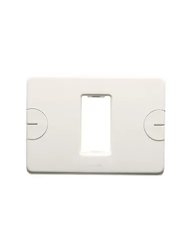 Placa compacta blanca monoplaza Gewiss gw24001