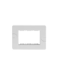 Gewiss gw24005 compact white 6-seater plate gw24005