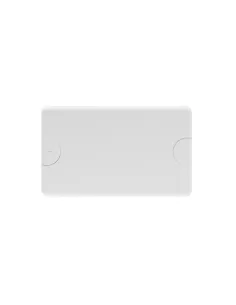 Gewiss plaque aveugle 6 places toner noir gw24216