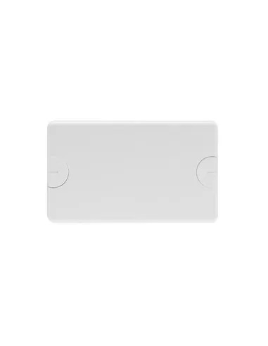 Gewiss plaque aveugle 6 places toner noir gw24216