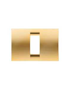 Gewiss placa 1 plaza oro antiguo gw32061 playbus