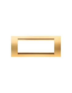 Gewiss placa de 6 plazas oro antiguo gw32066 playbus