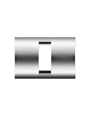 Gewiss 1 seat chrome soft plate gw32071 playbus