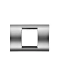 Gewiss 2-seater soft chrome plate gw32072 playbus