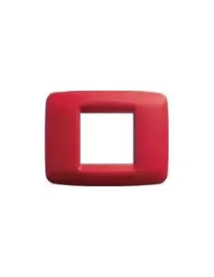 Gewiss gw32342 playbus placa 2 plazas rojo geranio