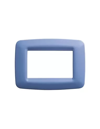 Gewiss plaque 3 places bleu ciel playbus young gw32393 playbus