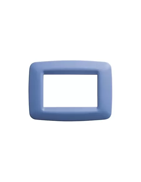 Gewiss placca 3 posti azzurro cielo playbus young gw32393 playbus