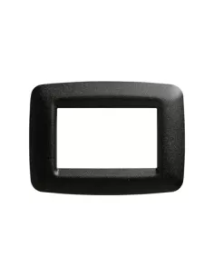 Gewiss 1-seater plate in metallic slate playbus young gw32711 playbus