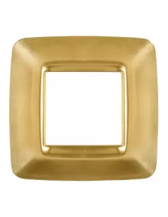 Gewiss placa única de oro antiguo gw34862 eco 60